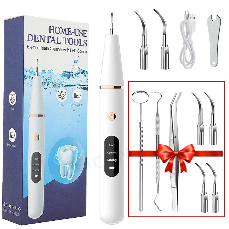 Ultrasonic Plaque/Tartar Remover for Teeth, Dental Calculus Remover Teeth Cleaning Kit