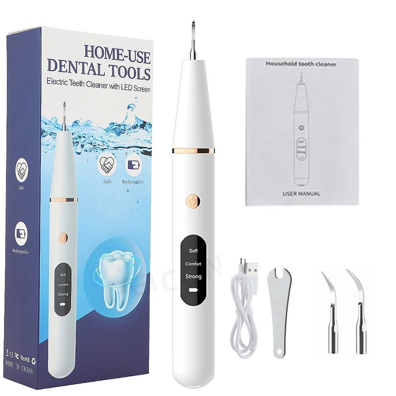 Ultrasonic Plaque/Tartar Remover for Teeth, Dental Calculus Remover Teeth Cleaning Kit