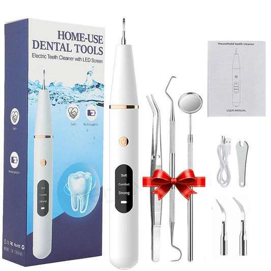 Ultrasonic Plaque/Tartar Remover for Teeth, Dental Calculus Remover Teeth Cleaning Kit